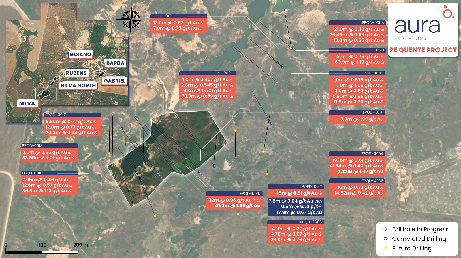 Nilva and Nilva North Initial Drilling Results Showing High-Grade Intercepts