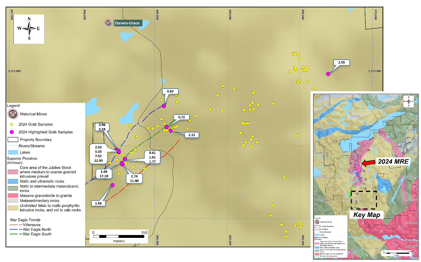 Red Pine Prospecting Confirms Significant Gold Mineralization at the War Eagle Zone, Wawa Gold Project – The Canadian Business Journal