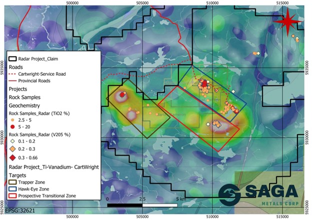 SAGA Metals Provides In-Depth Summary of Radar Titanium-Vanadium Project on Eve of Drilling – The Canadian Business Journal